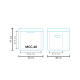 Cool box compressor MCC-40 DC