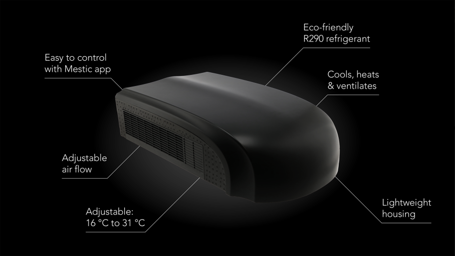 Rooftop air conditioner RTA-1700L black
