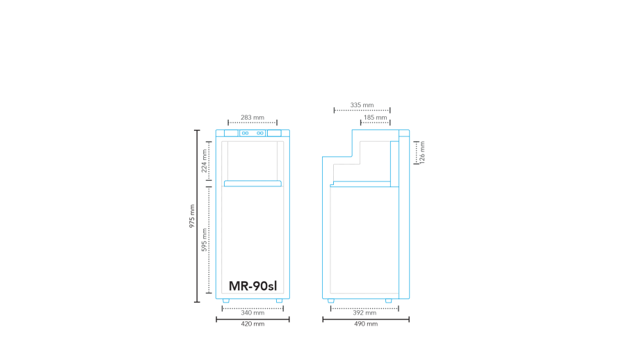 Refrigerator compressor MR-90sl