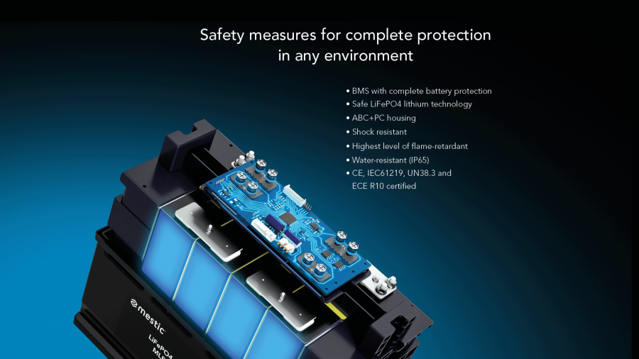 Lithium battery MLBS-100 LN5 smart