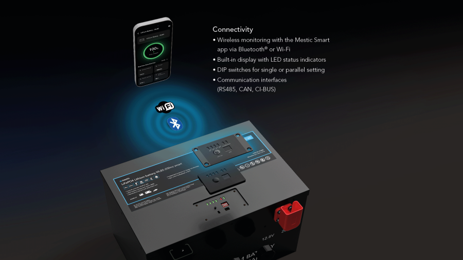 Lithium battery MLBS-300mc smart