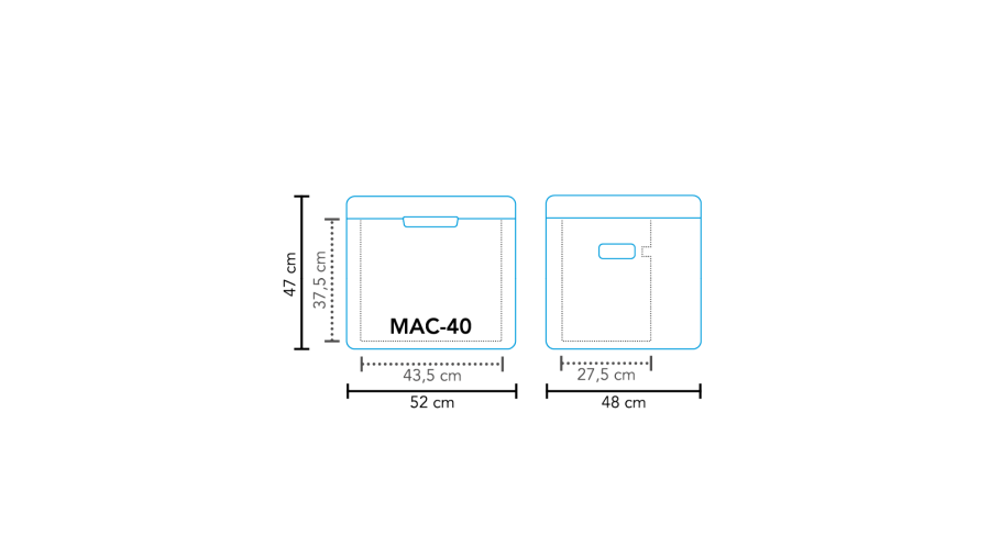Cool box absorption MAC-40 AC/DC, 30mbar