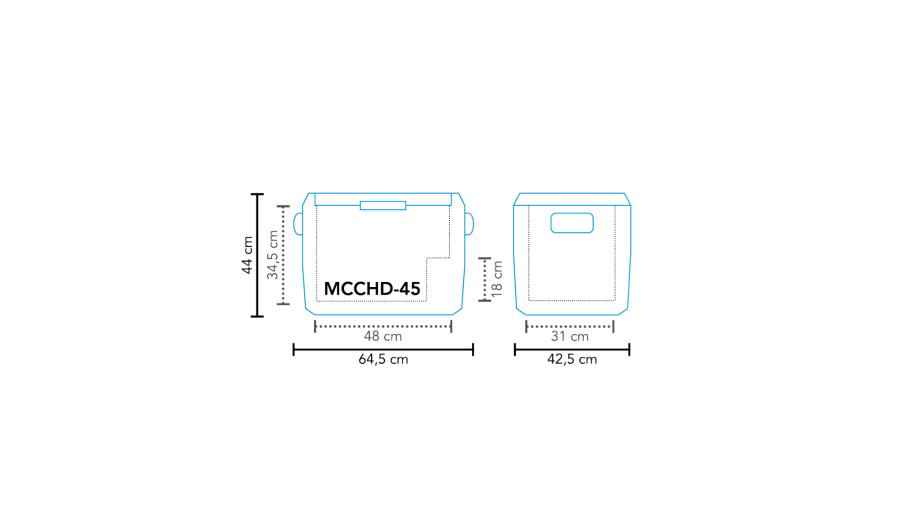Cool box compressor MCCHD-45 DC