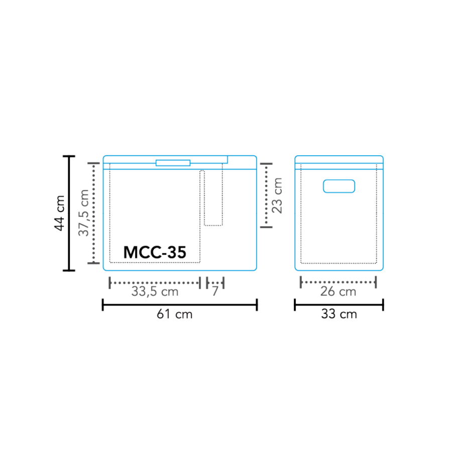 Cool box compressor MCC-35 AC/DC