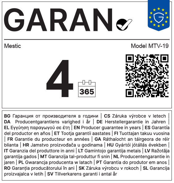 Television Smart android MTV-19